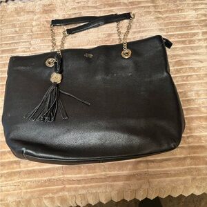 Vince Camuto black tote/ computer bag